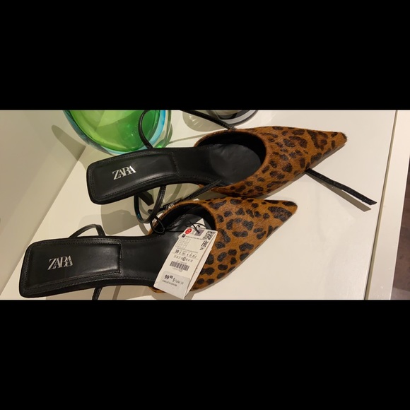 Zara animal print high heel shoes - Picture 2 of 4